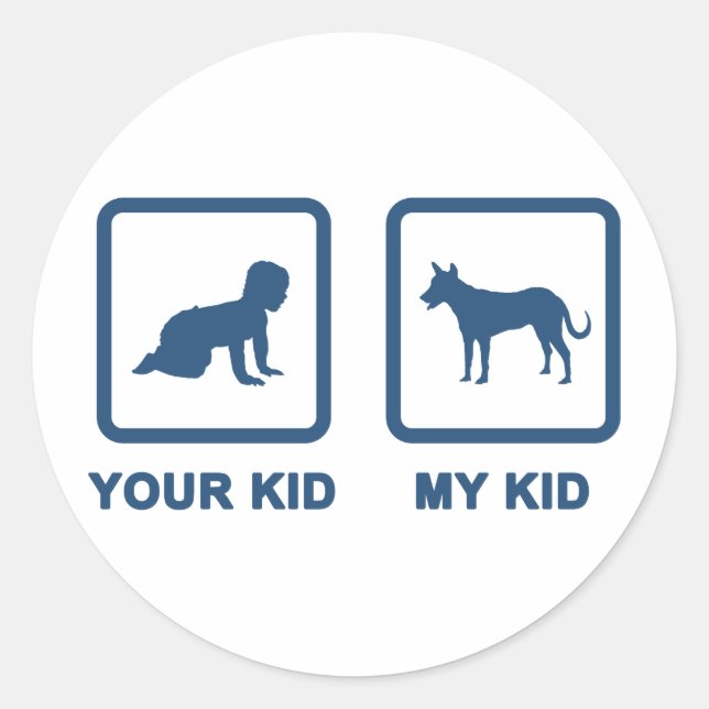 Carolina Dog Classic Round Sticker (Front)