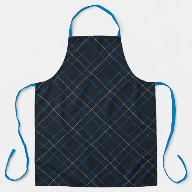 Carolina Football Plaid Apron (Front)