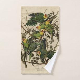 Carolina Parrot from Audubon's Birds of America Bath Towel Set