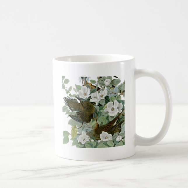 Carolina Pigeon Audubon Morning Dove Bird Coffee Mug (Right)