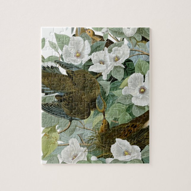 Carolina Pigeon Audubon Morning Dove Bird Jigsaw Puzzle (Vertical)