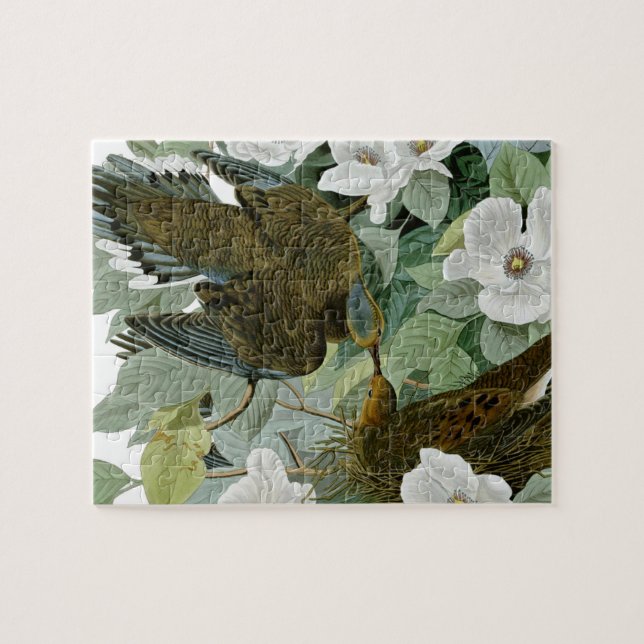 Carolina Pigeon Audubon Morning Dove Bird Jigsaw Puzzle (Horizontal)