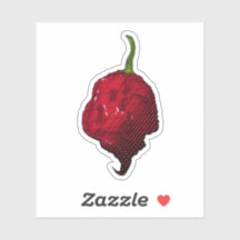 Carolina Reaper Chilli Pepper Sticker