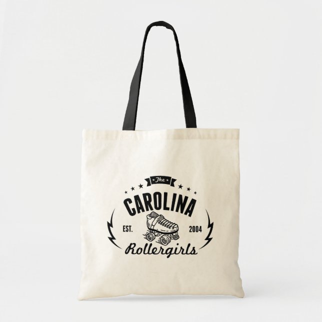 Carolina Rollergirls tote bag (Front)