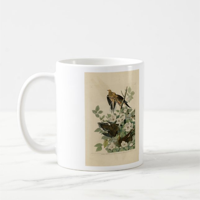 Carolina Turtle Dove Mourning Dove Audubon's Birds Coffee Mug (Left)