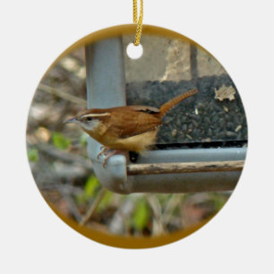 Carolina Wren Christmas Ornament