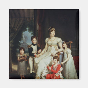 Caroline Bonaparte and her Children Magnet