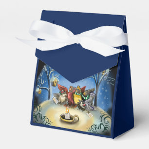 Caroling Birds Christmas Favour Box