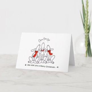 caroling-dog-christmas-card holiday card