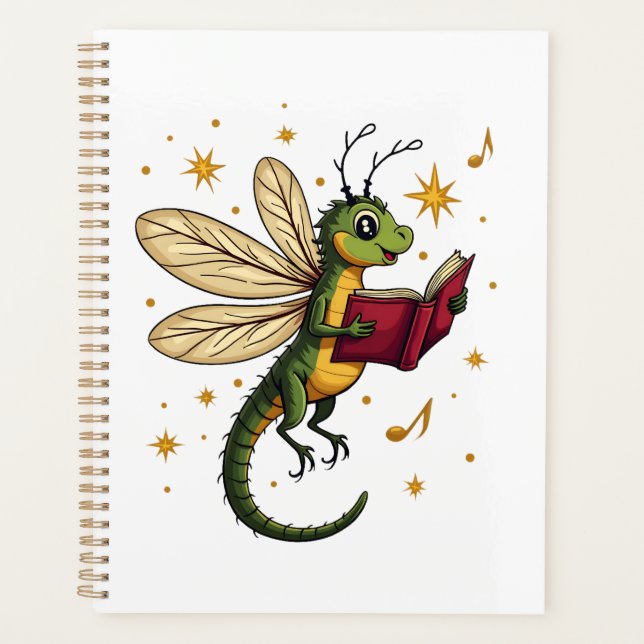 Caroling Dragonfly Planner (Front)