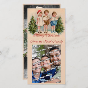 Caroling Kids Photo Card