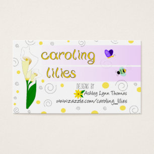 Caroling Lilies Card