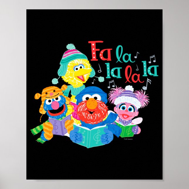Caroling Sesame Street  Poster (Front)