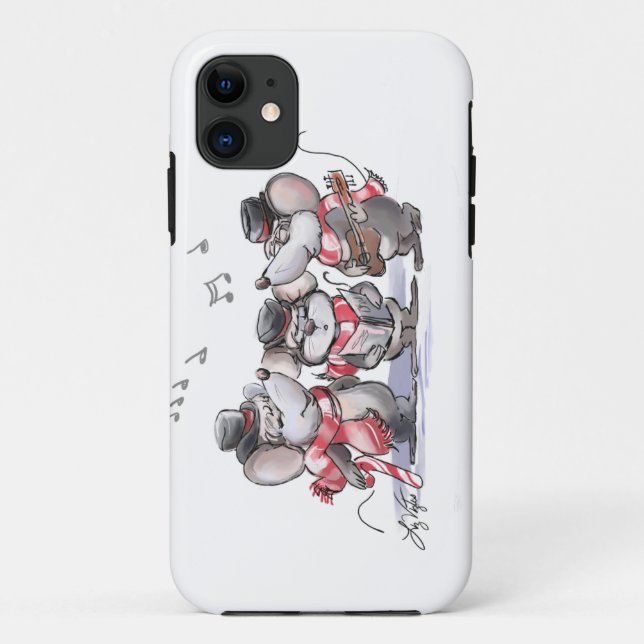 Caroling With Mic, Mac & Moe iPhone 5/5S Case (Back)