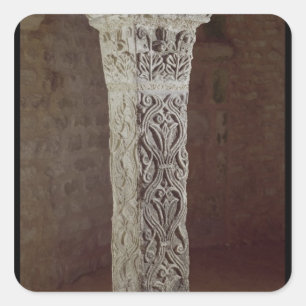 Carolingian Pillar, c.758 Square Sticker