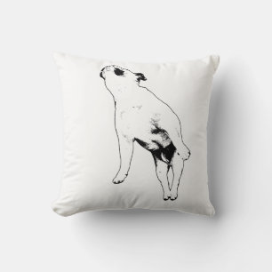 Carols Fade, Pup at Peace Cushion