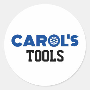 Carol's Tools Classic Round Sticker