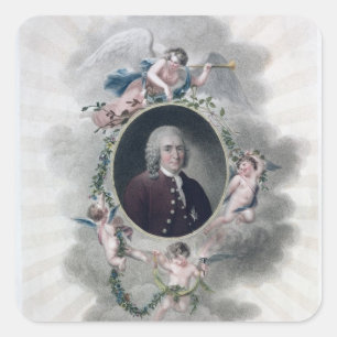 Carolus Linnaeus, Knight of the Polar Star Square Sticker