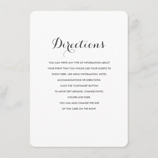 Carolyna Wedding Insert (Front)