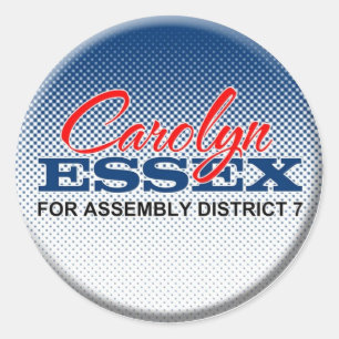 carolynscandidatelogo classic round sticker