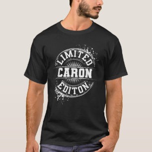 CARON Funny Surname Family Tree Birthday Reunion G T-Shirt