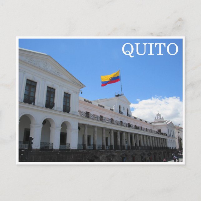 carondelet palace quito postcard (Front)