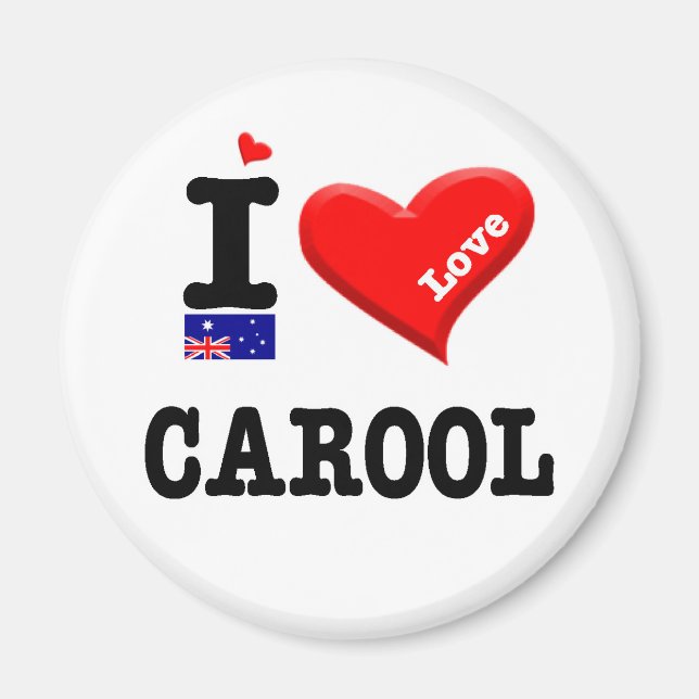 CAROOL - I Love Magnet (Front)