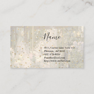 Carousel and Golden Stars Business Card