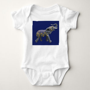 Carousel Animal Elephant Photo Baby Shirt