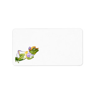 Carousel Animal Frog Photo Paper Stationery Label