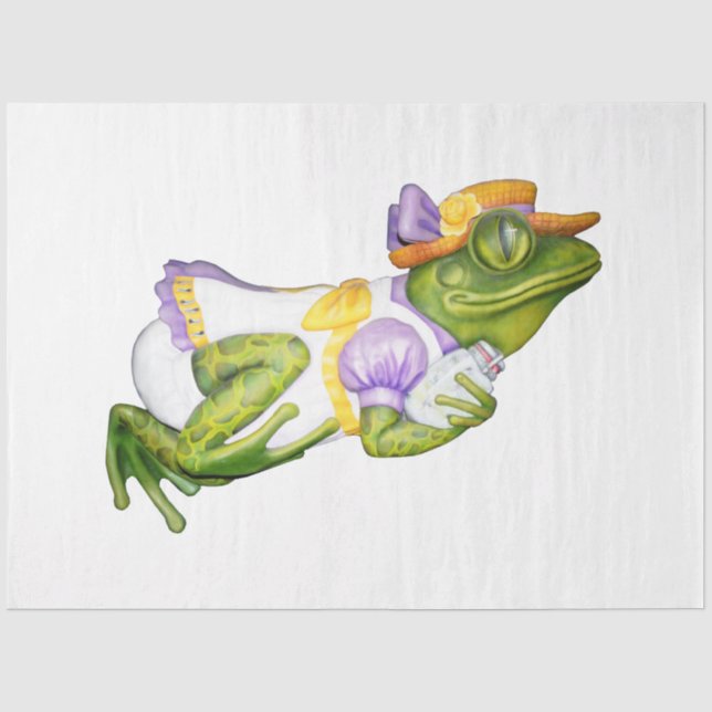 Carousel Animal Frog Photo Tissue Paper (Front)