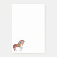 Carousel Animal Quagga Zebra Photo Notes