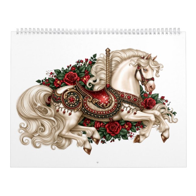 Carousel Animals   Calendar (Cover)