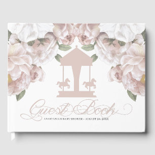 Carousel Baby Shower Guest Book