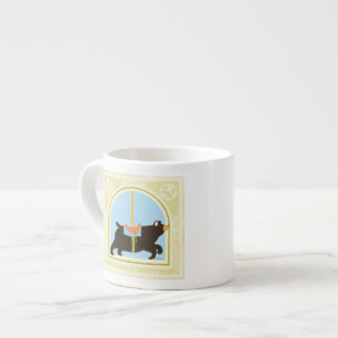 Carousel Bear by June Erica Vess Espresso Cup
