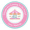 Carousel Birthday Party Favour Stickers