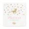 Carousel Birthday Party Napkin Pink Gold Carousel