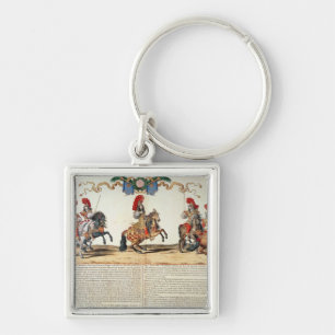 Carousel by Louis XIV Front of Tuileries Key Ring