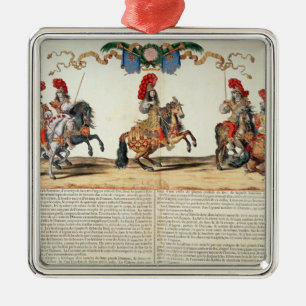 Carousel by Louis XIV  Front of Tuileries Metal Ornament