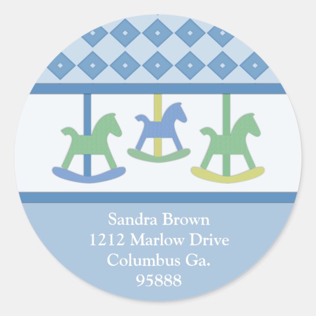 Carousel Collection Address Stickers (Front)