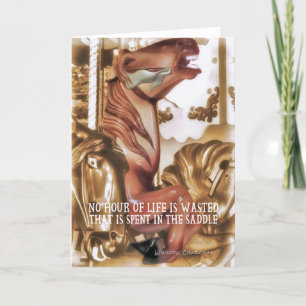 CAROUSEL COLOR Greeting Card