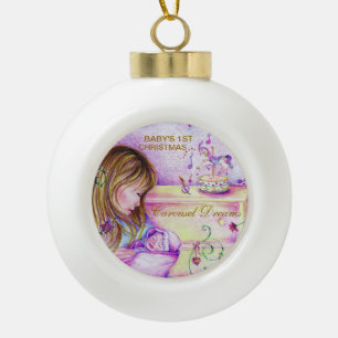 Carousel Dreams Baby's 1st Christmas Ornament
