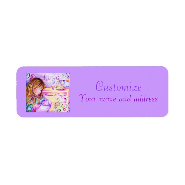 Carousel Dreams Customisable Address Labels (Front)