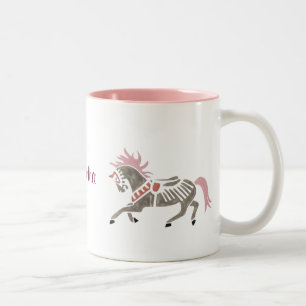 Carousel Dreams Two-Tone Coffee Mug