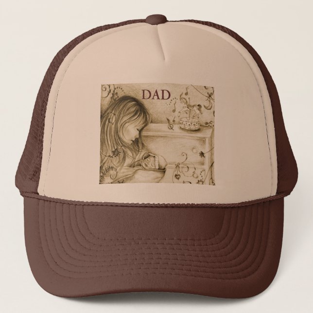 Carousel Dreams Vintage "DAD" Trucker Hat (Front)