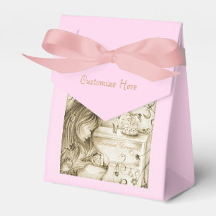 Carousel Dreams Vintage Style Pink Favour Box