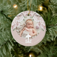 Carousel Floral Soft Pink Photo