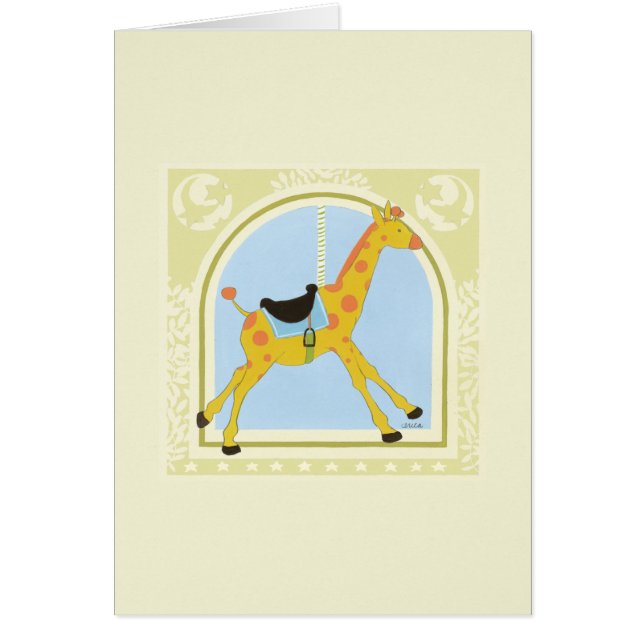 Carousel Giraffe by June Erica Vess (Front)