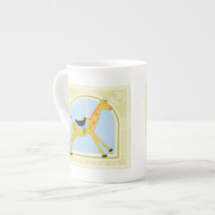 Carousel Giraffe by June Erica Vess Bone China Mug