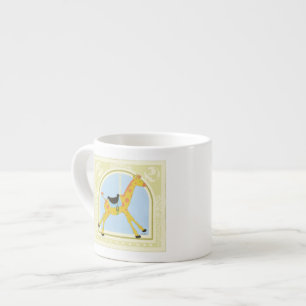 Carousel Giraffe by June Erica Vess Espresso Cup